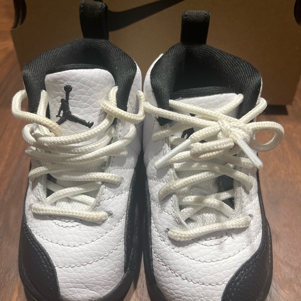 Nike Kids White and Black Jumpman Sneakers